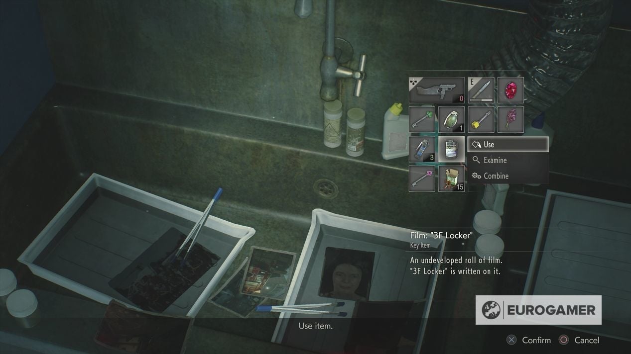 Resident Evil 2 Locker Code solutions in the Shower Room, 3F and
